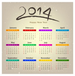 Calendar 2014
