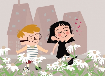 childhood drawing cute joyful children icon colored cartoon