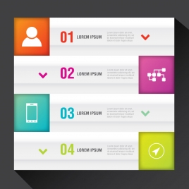 infographic vector illustration with user interfaces and ticks